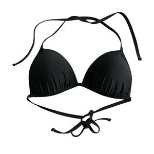 NEW Aerie string triangle black bikini top - large